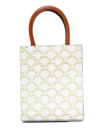 Pre-owned Celine 2020 Mini Vertical 2way Tote Bag In Neutral