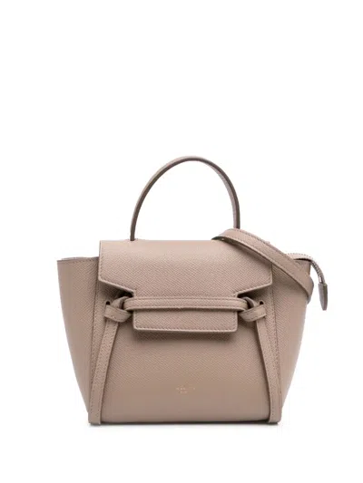 Pre-owned Celine 2020 Pico Grained Calfskin Belt Bag Satchel