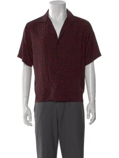 Pre-owned Celine 2020 Polka Dot Print Shirt In Red