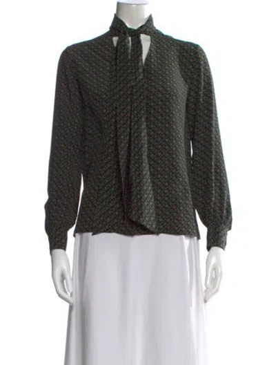 Pre-owned Celine 2020 Silk Blouse In Multi