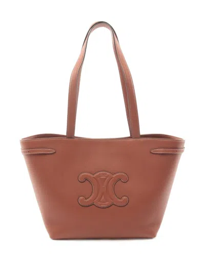Pre-owned Celine 2020 Small Hippopotamus Tote Bag In Brown