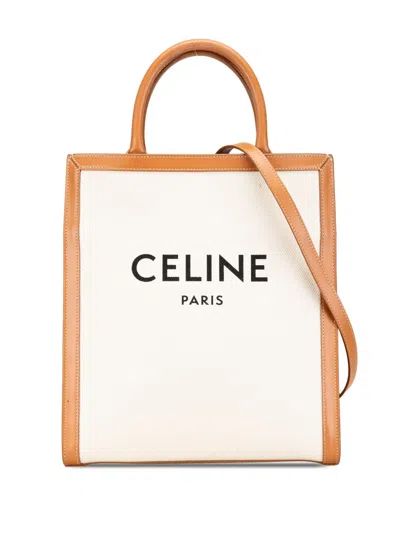 Pre-owned Celine 2020 Small Vertical Cabas Satchel In Brown
