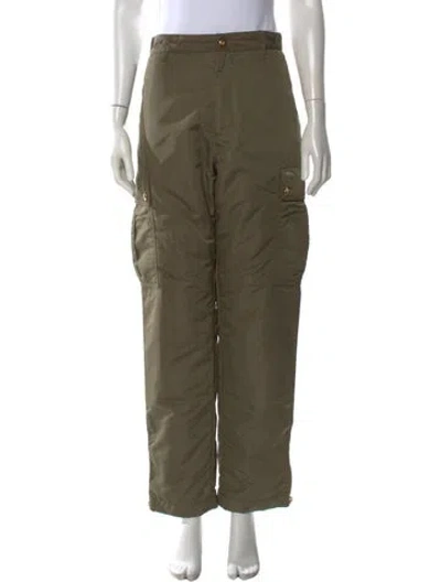 Pre-owned Celine 2020 Straight Leg Pants In Green