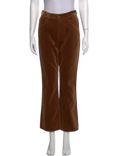 Pre-owned Celine 2020 Wide Leg Pants In Brown