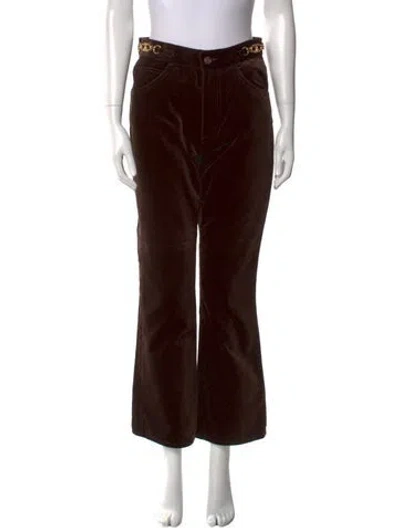 Pre-owned Celine 2020 Wide Leg Pants In Brown