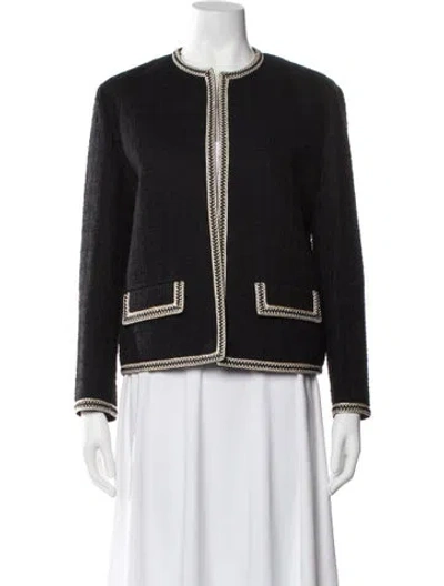 Pre-owned Celine 2020 Wool Evening Jacket In Black