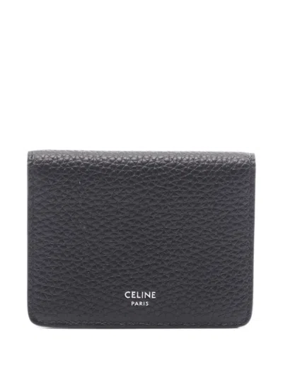 Pre-owned Celine 2020s Bifold Card Holder In Black