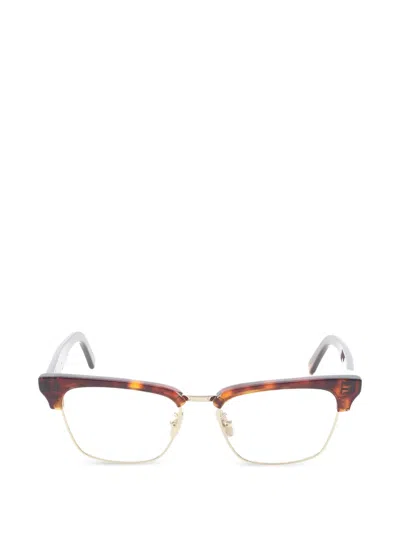 Pre-owned Celine 2020s Geometric-frame Glasses In Brown
