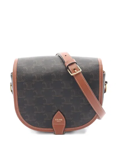 Pre-owned Celine 2020s Medium Folco Mini Bag In Black