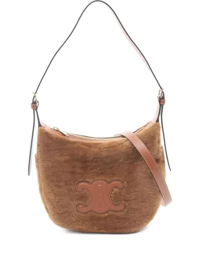Pre-owned Celine 2020s Small Heloise Shoulder Bag In Brown