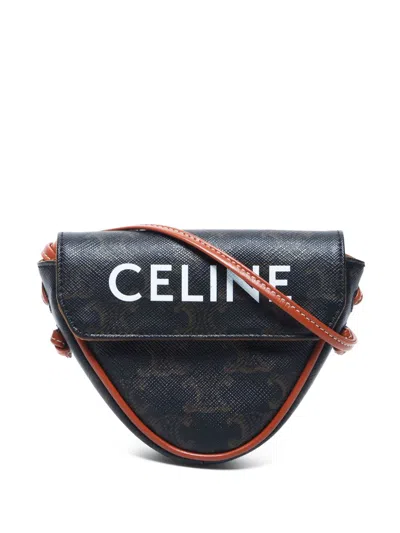 Pre-owned Celine 2020s Small Triangle Shoulder Bag In Brown