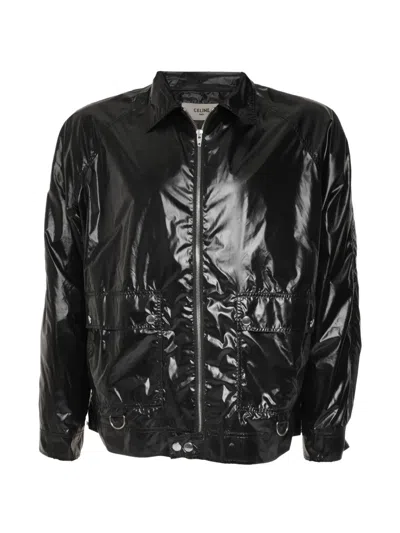 Pre-owned Celine 2020s Technical Windbreaker Jacket In Black