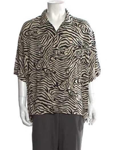 Pre-owned Celine 2021 Animal Print Shirt In Neutral