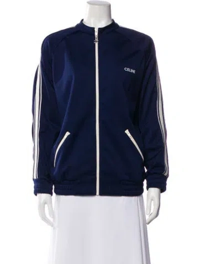 Pre-owned Celine 2021 Bomber Jacket In Blue