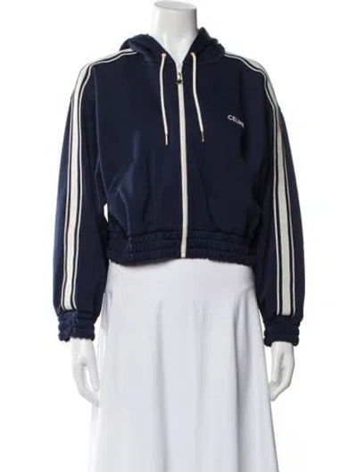 Pre-owned Celine 2021 Bomber Jacket In Blue