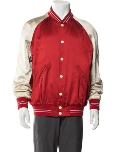 Pre-owned Celine 2021 Bomber Jacket In Red