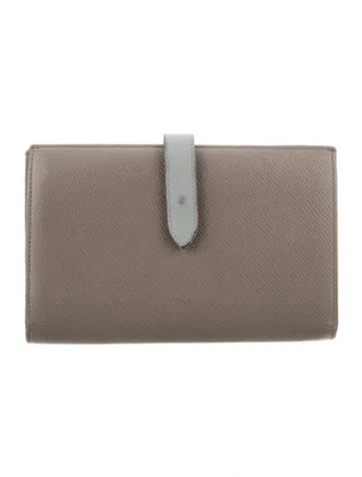 Pre-owned Celine 2021 Continental Continental Wallet In Grey