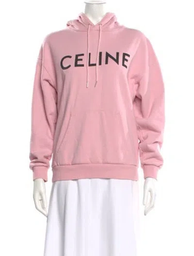 Pre-owned Celine 2021 Crew Neck Hoodie In Pink
