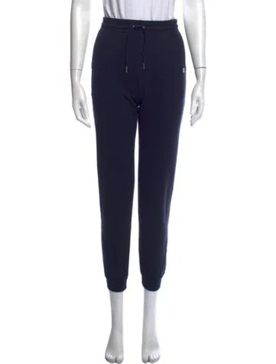 Pre-owned Celine 2021 Embroidered Accent Sweatpants In Blue