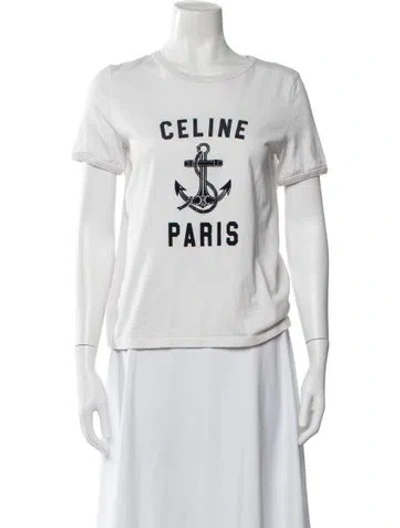 Pre-owned Celine 2021 Graphic Print T-shirt In Neutral