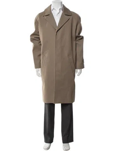 Pre-owned Celine 2021 Mac Trench Coat In Neutrals