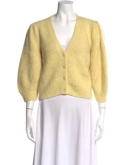 Pre-owned Celine 2021 Mohair Sweater In Yellow