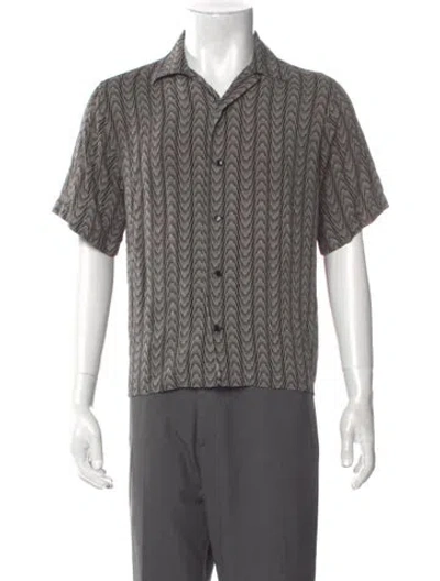 Pre-owned Celine 2021 Printed Shirt In Black