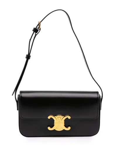 Pre-owned Celine 2021 Shiny Calfskin Claude Shoulder Bag