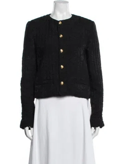Pre-owned Celine 2021 Silk Jacket In Black