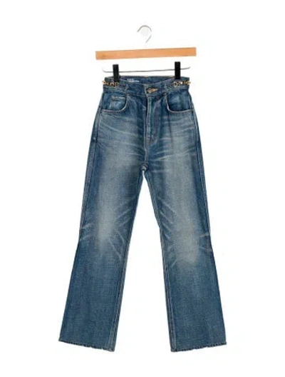 Pre-owned Celine 2021 Straight Leg Jeans In Blue