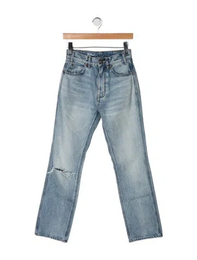 Pre-owned Celine 2021 Straight Leg Jeans W/ Tags In Blue