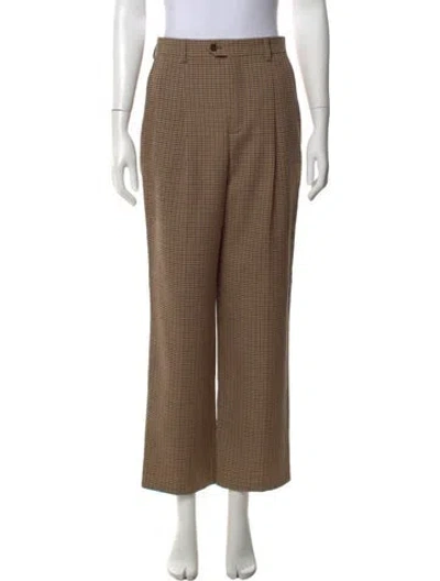 Pre-owned Celine 2021 Straight Leg Pants In Brown