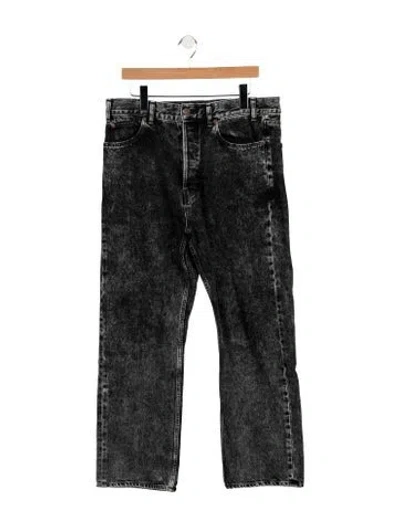Pre-owned Celine 2021 Straight-leg Jeans In Black