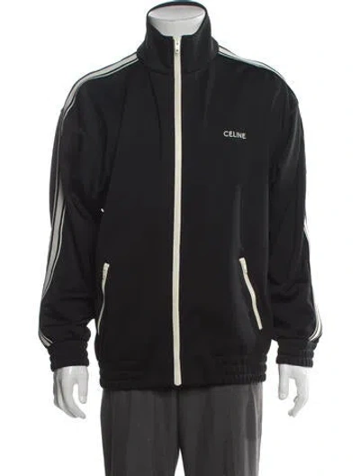 Pre-owned Celine 2021 Striped Windbreaker In Gray
