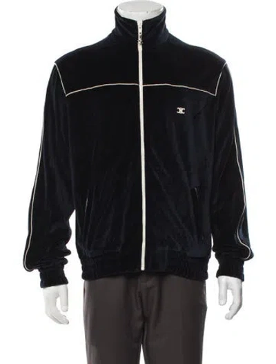 Pre-owned Celine 2021 Triomphe Jacket In Blue