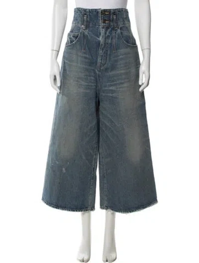 Pre-owned Celine 2021 Wide Leg Jeans In Blue