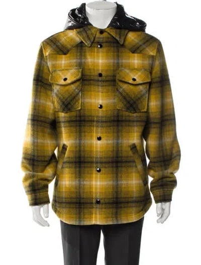 Pre-owned Celine 2021 Wool Puffer Coat In Yellow