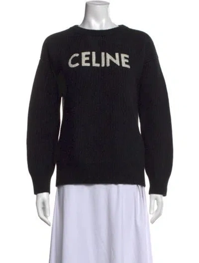 Pre-owned Celine 2021 Wool Sweater In Black