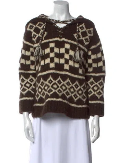 Pre-owned Celine 2021 Wool Sweater In Brown