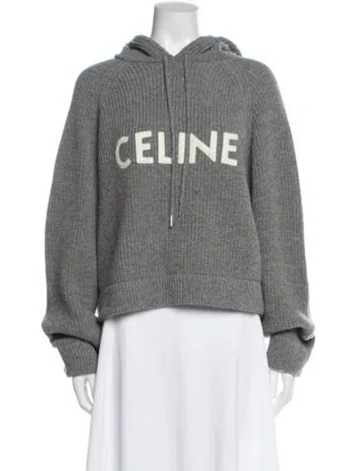 Pre-owned Celine 2021 Wool Sweater In Gray
