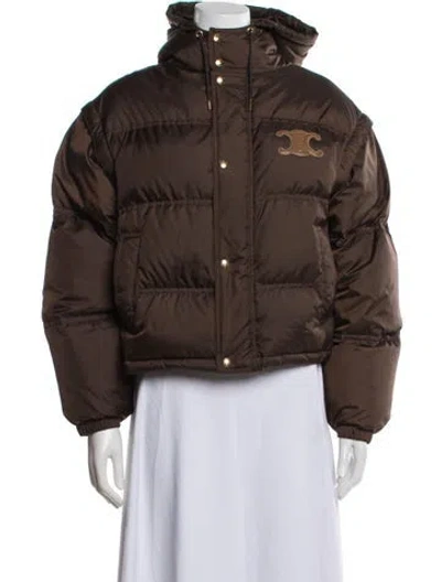 Pre-owned Celine 2021-2022 Down Jacket In Brown