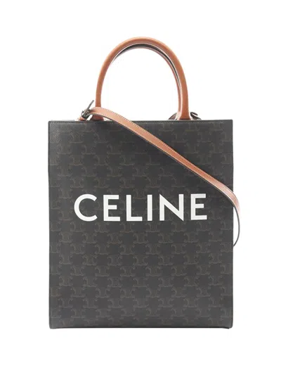 Pre-owned Celine 2021-2026 Small Vertical Cabas Tote Satchel In Black