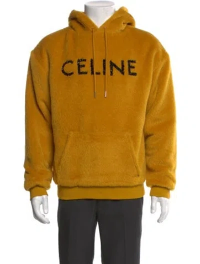 Pre-owned Celine 2022 Alpaca Hoodie In Yellow