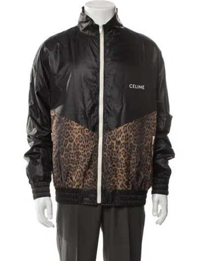 Pre-owned Celine 2022 Animal Print Jacket W/ Tags In Black