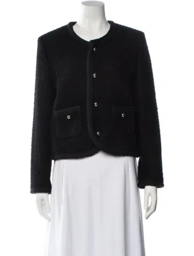 Pre-owned Celine 2022 Cashmere Evening Jacket W/ Tags In Black