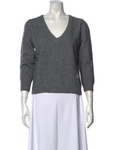 Pre-owned Celine 2022 Cashmere Sweater In Grey