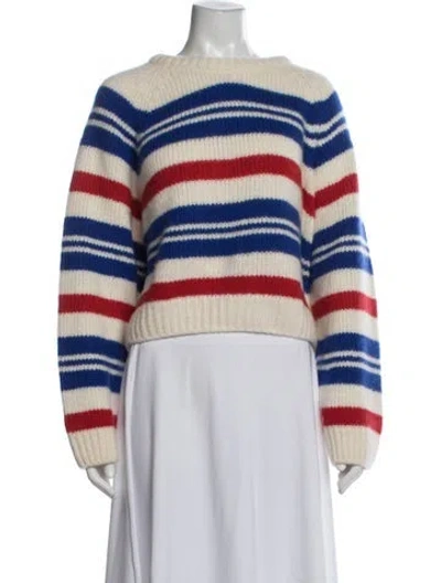 Pre-owned Celine 2022 Cashmere Sweater In White