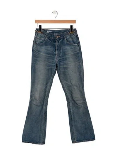 Pre-owned Celine 2022 Flared Jeans In Blue