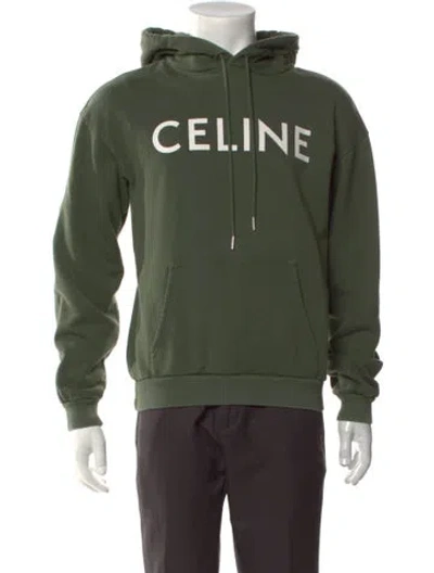 Pre-owned Celine 2022 Graphic Print In Green