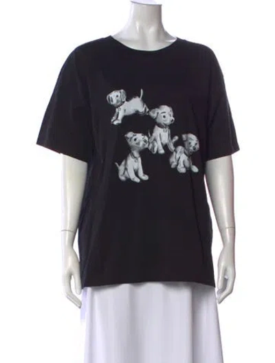 Pre-owned Celine 2022 Graphic Print T-shirt In Black